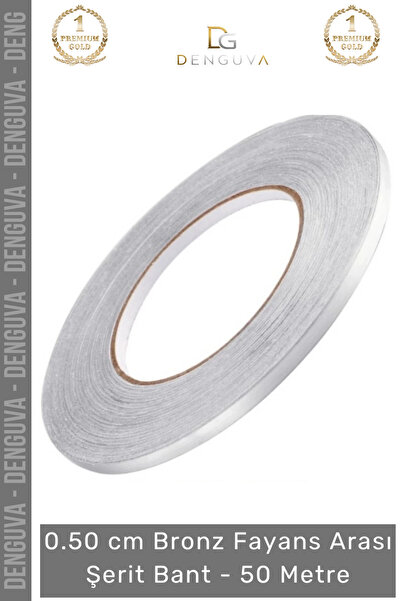 Denguva #ŞeritBant Kendinden Yapışkanlı Dekoratif 0.50cm 50 Metre Şık Karo Ze...
