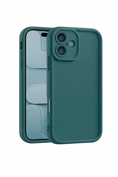 Vissona iPhone 16 Kılıf – Kamera Çıkıntılı – Mat Silikon Telefon Kılıfı