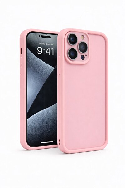Vissona iPhone 15 Pro Max Kılıf – Kamera Çıkıntılı – Mat Silikon Telefon Kılıfı