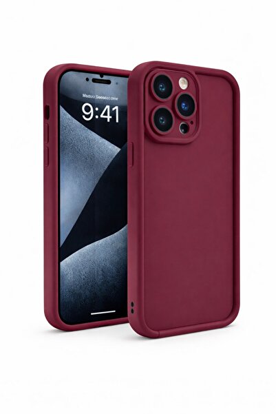 Vissona iPhone 15 Pro Max Kılıf – Kamera Çıkıntılı – Mat Silikon Telefon Kılıfı