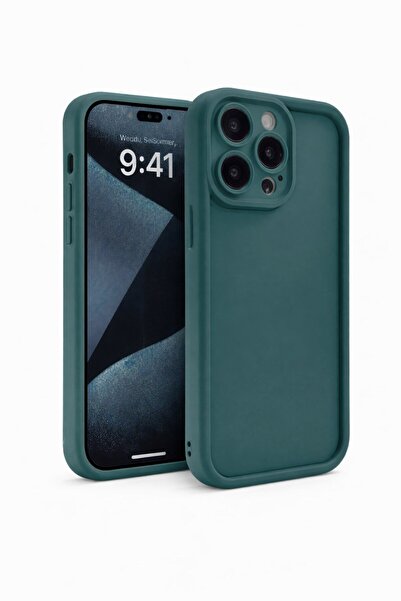 Vissona iPhone 13 Pro Max Kılıf – Kamera Çıkıntılı – Mat Silikon Telefon Kılıfı