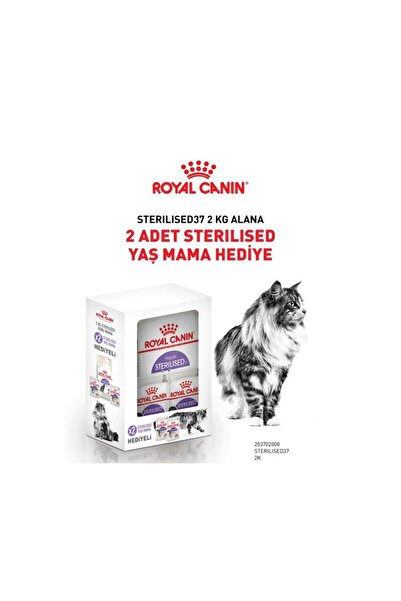 Royal Canin Sterilised Bundle 37 Kısırlaştırılmış Yetişkin Kedi Maması 2 Kg +...