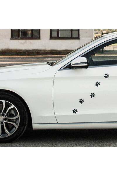 OEM Sticker auto (15cm) - Cat paws