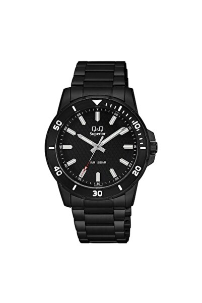 Q&Q Ανώτερο Μαύρο Ρολόι S372J402Y