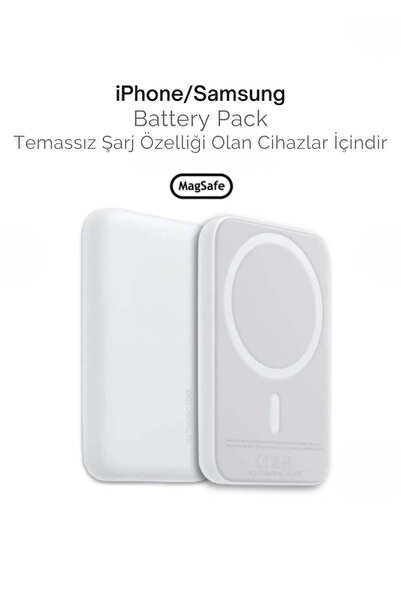 SORA HOME iPhone 15 / 16 / 17 Uyumlu MagSafe Kablosuz Powerbank 5000 mAh | Wi...