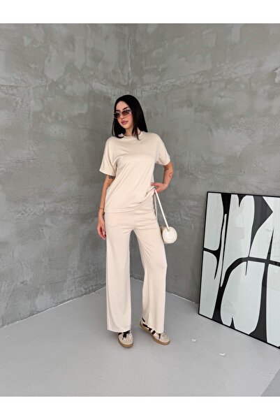 fiolin Σετ Φόρμας Modal Kumal με Κοντό Μανίκι Basic