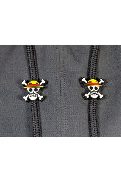 tredblock One Piece Luffy Korsan Bayrağı Metal Kordon Ucu - Çekme İpi Ucu Ani...