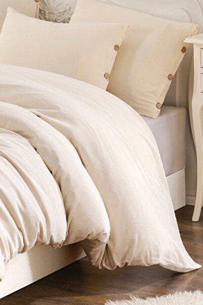 Loselya Σετ Παπλωματοθήκη με Κουμπιά Σειράς Wexsa με Βαμβακερά Ελαστικά Σεντό...