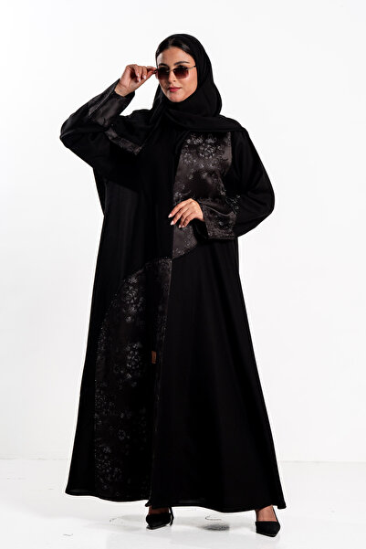 Hasnaa Abaya عباية رواء لون اسود