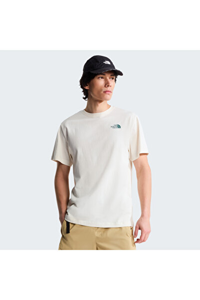 THE NORTH FACE M Retro Earth Χαλαρό Κοντομάνικο Μπλουζάκι - Ανδρικό Λευκό T-s...