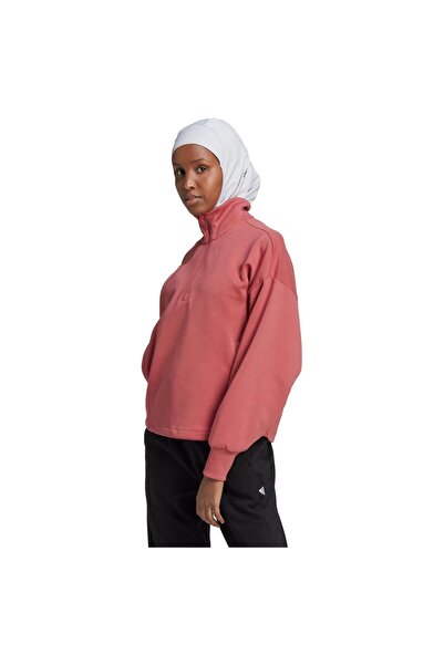 adidas Hanorac de damă cu fermoar scurt, model Future Icons Badge Of Sport, m...