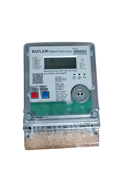 Baylan KOMBİ TRİ. ELEK. SAYACI HABERLEŞMELİ AKIM T