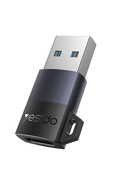 Yesido Προσαρμογέας OTG (GS34) - USB3.0 Αρσενικό σε Type-C Θηλυκό, 18W, Κράμα...