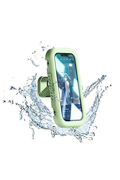 Techsuit Phone Holder (LC-999) - Wall Box Case, Anti-Fog, Retractable, Adjust...