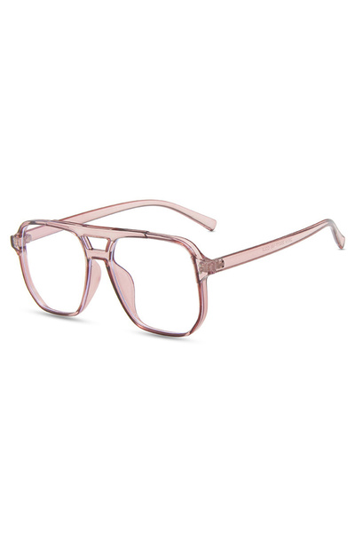 Techsuit Ochelari anti-lumină albastră Reflex PC (PC28014-C4) - Pătrați - Roz...