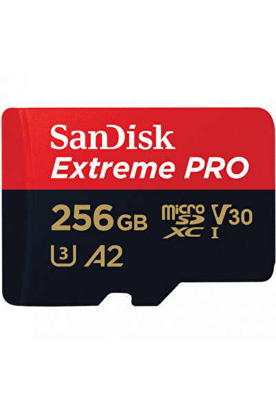 SanDisk Card Memorie microSDXC Extreme Pro, 256Gb, Clasa 10/ UHS-1 U3, Cu Ada...