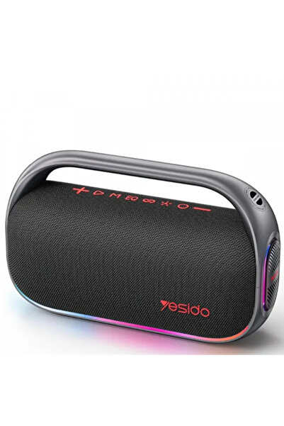 Yesido Boxa Portabila Bluetooth YSW31, 80W, RGB, Neagra