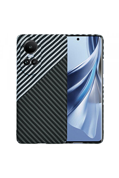 Stef's Cat Калъф за Oppo Reno10 / Reno10 Pro, Stef's Cat, Карбонов корпус, Че...