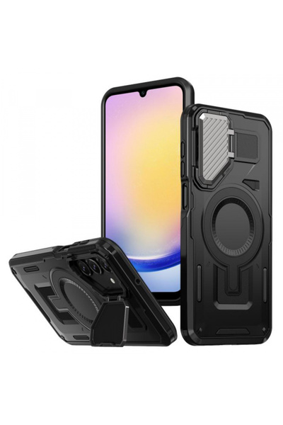 Techsuit Θήκη MagSafe για Samsung Galaxy A25 A256, Techsuit, CamVault, Μαύρο