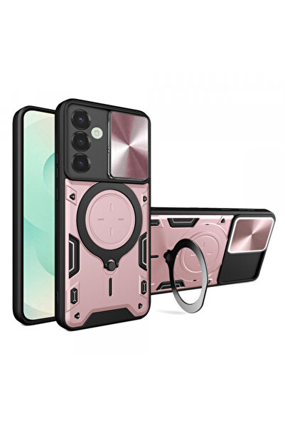 Techsuit Husa pentru Samsung Galaxy S25+ S936, Techsuit, CamGuard Pro, Roz Aurie
