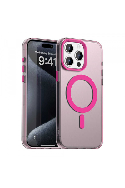 Techsuit Θήκη MagSafe για Apple iPhone 15 Pro, Techsuit, CandyCase, Ροζ
