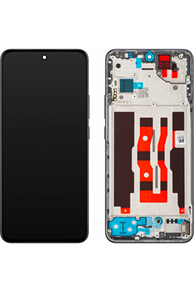 OPPO Display cu touchscreen Reno12, cu ramă, Negru (Maro Mat), Service Pack 6...