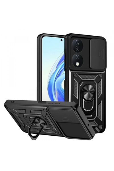 Techsuit Husa pentru Honor X7b 5G/ 90 Smart/ X7b 4G, Techsuit, CamShield, Neagra