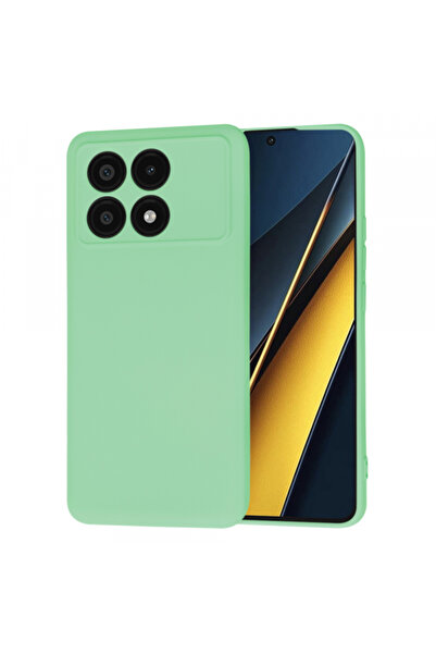 Stef's Cat Husa pentru Xiaomi Poco X6 Pro, Stef's Cat, SoftFlex, Verde Deschis