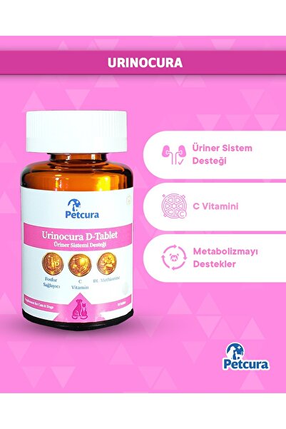 PETCURA Urinocura Tablet Kedi Köpek (Üriner Sistem )