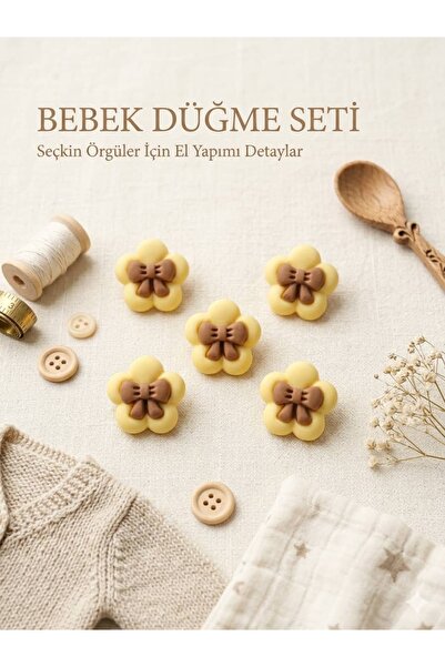 Sultan Bebek Düğmesi 5 li Paket