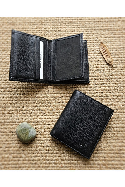 PASSTELL 100% Genuine Leather Medium Size Vertical Model Men's Wallet with Co...
