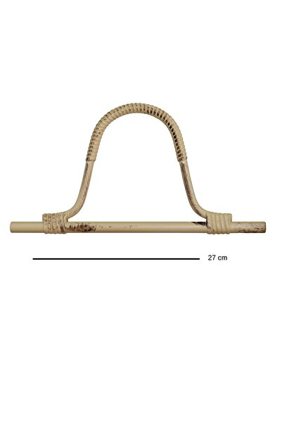 MarifetDükkan BAMBU GÖRÜNÜMLÜ ÇANTA SAPI DERİN U MODEL / 2 ADET