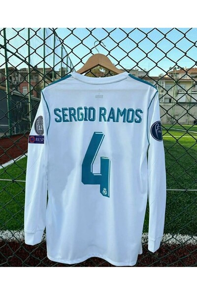 BREATHLESS Real Madrid 2018 Kiev Şampiyonlar Ligi Finali Sergio Ramos Forması...