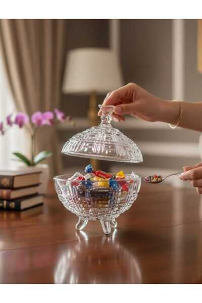 Glass In Love Cam Ayaklı Şekerlik 800 cc
