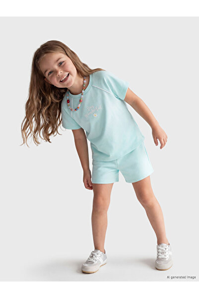 LC Waikiki Esvab • Modern & Distinctive Floral Printed Girls' Set