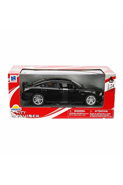 New Ray Masina metalica, New Ray, Dodge Charger, 1:24, Negru