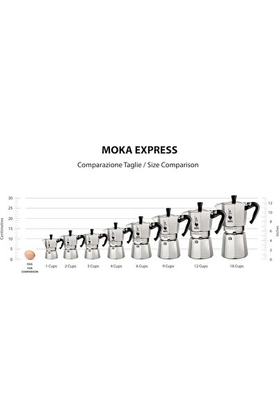 Bialetti Moka Express Aluminium Stovetop Coffee Maker (1 Cup)