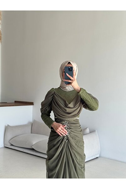 winessa moda Yaprak Abiye