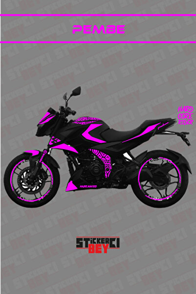 STİCKERCI BEY BAJAJ PULSAR N250 FULL BODY MOTOR ARMA STİCKER KAPLAMA SETİ (FO...
