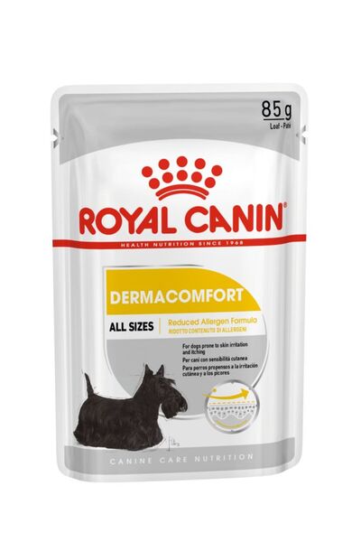 Royal Canin Dermacomfort Hrană umedă pentru câini adulți, Pate pentru piele s...