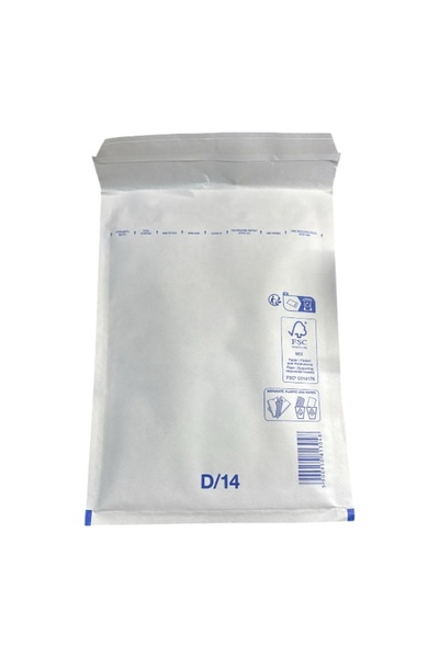 E-ANAMAG Αντικραδασμική φάκελος D14, 200 × 275 χιλ., Λευκό
