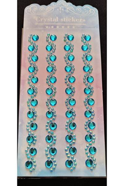 Modellino Kristal Sticker Charm Giraffe Yapışkanlı Choker Sticker Çıkartma Hı...