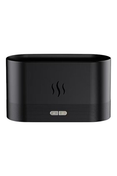 E-ANAMAG Difuzor, Umidificator Aer cu Design Flacara ,Negru