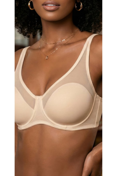 MİSS AYZA İÇTEN GELEN ŞIKLIK Le Jardin 9200 D Cup Underwire Tulle Detailed Bo...