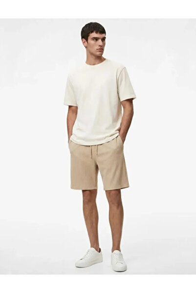 Koton Bermuda-Shorts mit Taschen und strukturierter Taille mit Schnürung