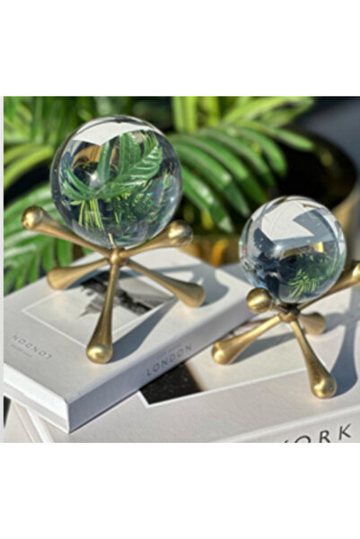 Savita Home MT083 Eskitme 2’li Metal Artı Dekoratif Obje Şık Modern Ev Salon ...