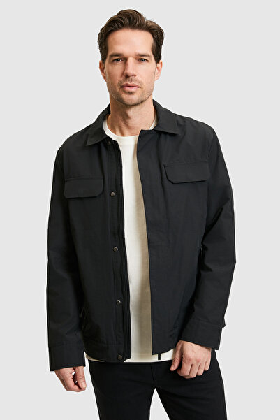 U.S. Polo Assn. Palton negru pentru bărbați 50318844-VR046