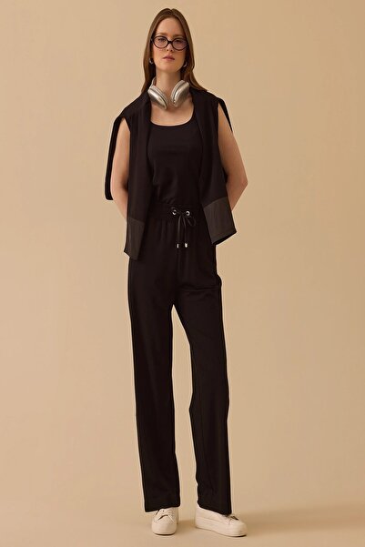 Rain and River Lace-up straight cut trackpants