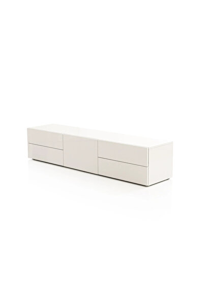 Midas Furniture WOODEN TV STAND WHITE