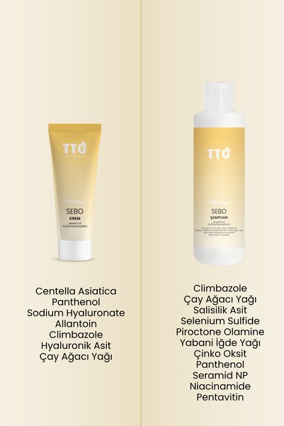 TTO Thermal Sebo Onarıcı Bakım Seti- ve Seboreik Dermatitli Ciltler İçin